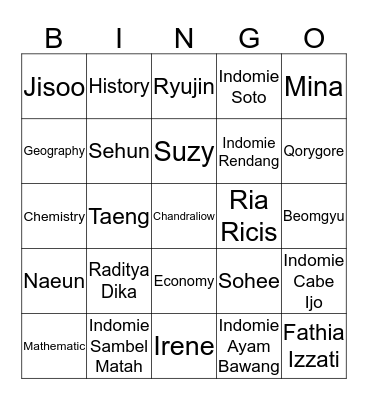 BinGOBLOK Bingo Card