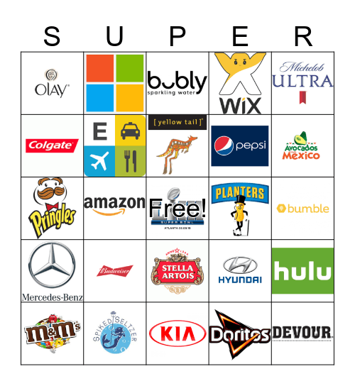 SUPER BOWL LIII BINGO Card