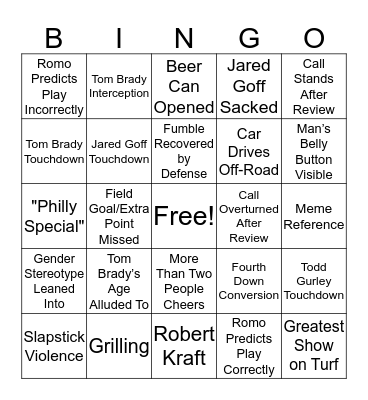 Super Bingo Card