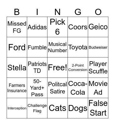 SUPERB OWL BINGO 2019 Bingo Card