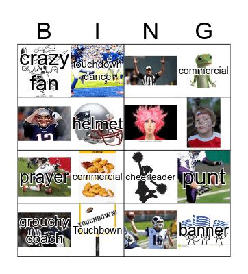 Brooke's Superbowl 53 Bingo Card