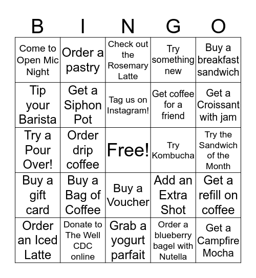 Compass Bingo! Bingo Card