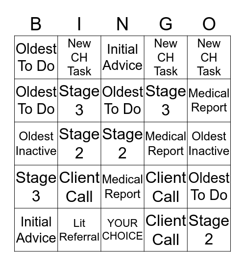 Batty Bingo - Scottish Style Bingo Card