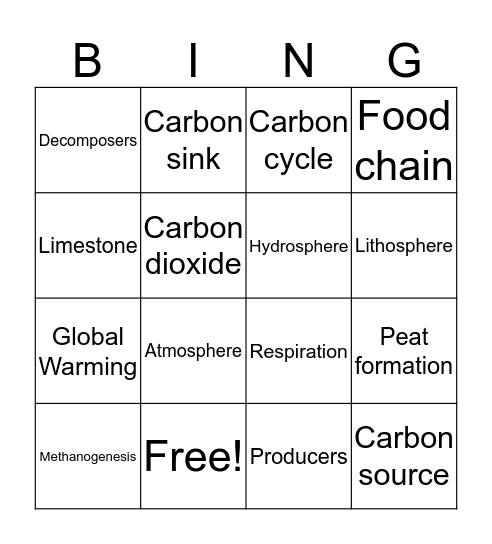 Chapter 4.3 and 4.4 Bingo Card