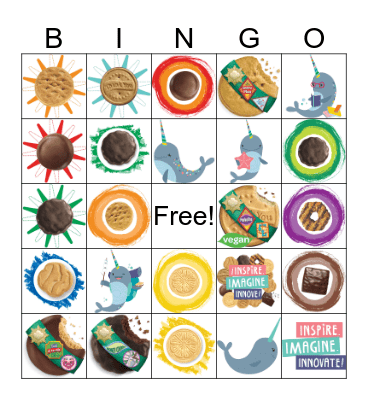 GS Cookies 2019 Bingo Card