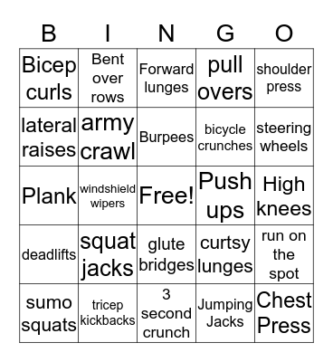 bootcamp Bingo Card