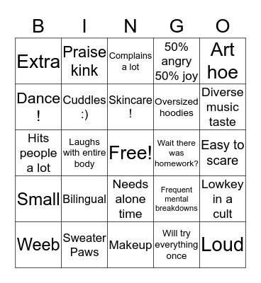 Lilly Culture Bingo Card