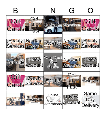 * Love is in the SERVICES * Bingo Card