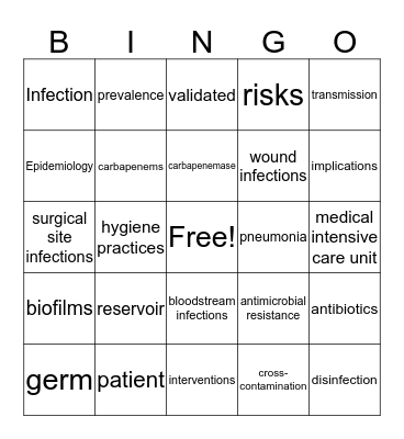 Science News: A reservoir of bacteria Bingo Card