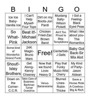BB16 Party On! Bingo Card