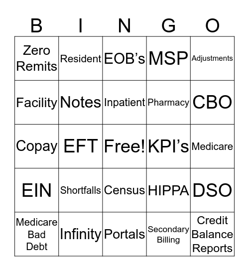 Apex Global Solutions FL, LLC Bingo Card