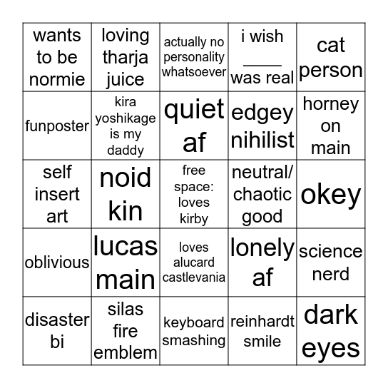 poyo bingo Card