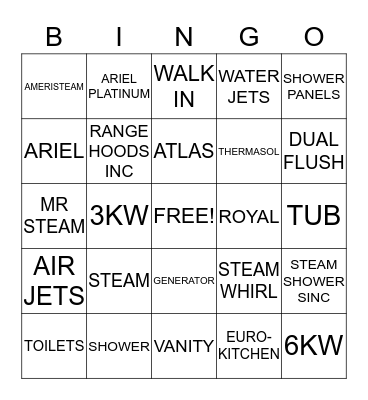 ATLAS INTERNATIONAL Bingo Card