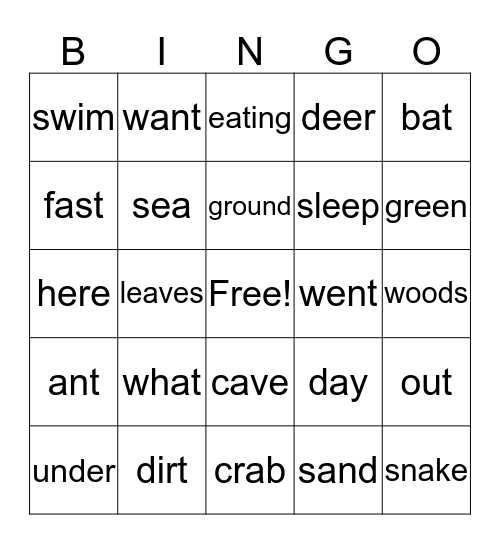 What Am I? Bingo Card