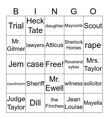ch. 17 Bingo Card
