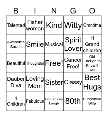 Old Enough to Know Everything Birthday Bash! Bingo Card