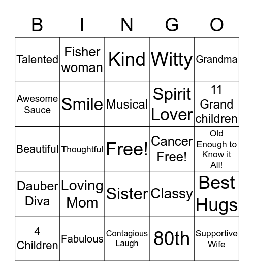 Old Enough to Know Everything Birthday Bash! Bingo Card