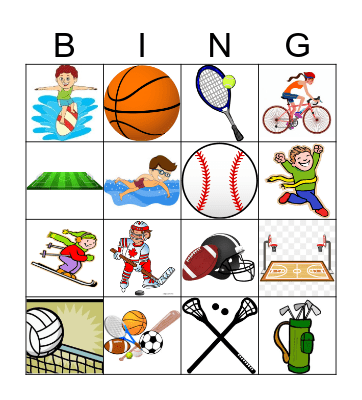 Los Deportes Bingo Card