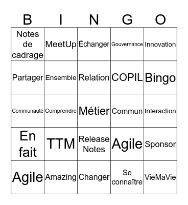 Bingo des Transformers  Bingo Card