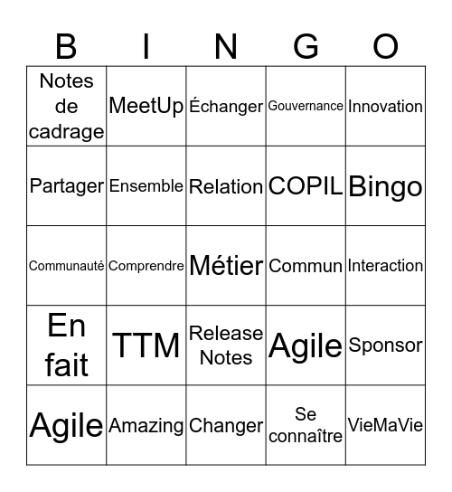 Bingo des Transformers  Bingo Card