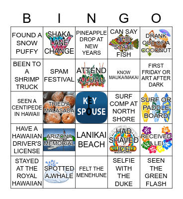 Livin' Local - Hawaiian Style! Bingo Card