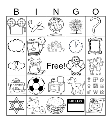 JKG Grandparents & Special Friends Day Bingo Card
