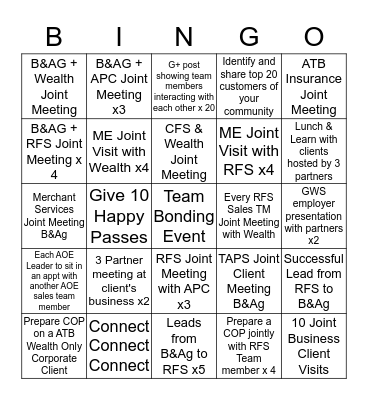 Community Cup Bingo - Red Deer Bingo Card