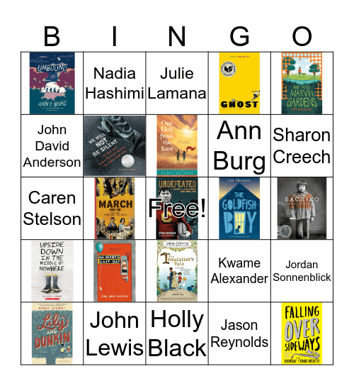 2019 Caudill Bingo Card