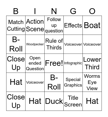 This American Life Bingo Card