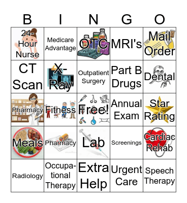 Benefits Bingo Card