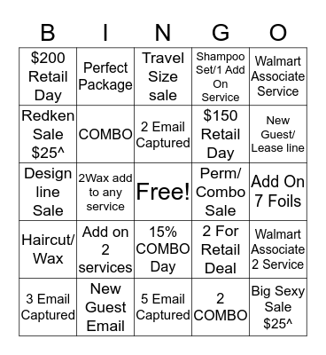 Team 6356 Bingo Card