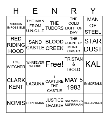 LESLIE TURNS 27! Bingo Card