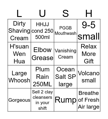 IT'S BINGO TIME! Bingo Card