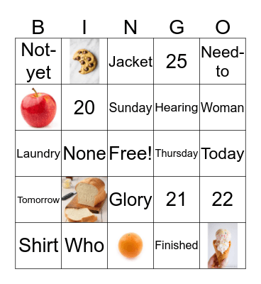 ASL Bingo Card