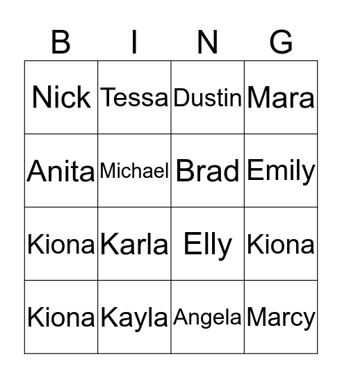 Pricing Team Bingo Card