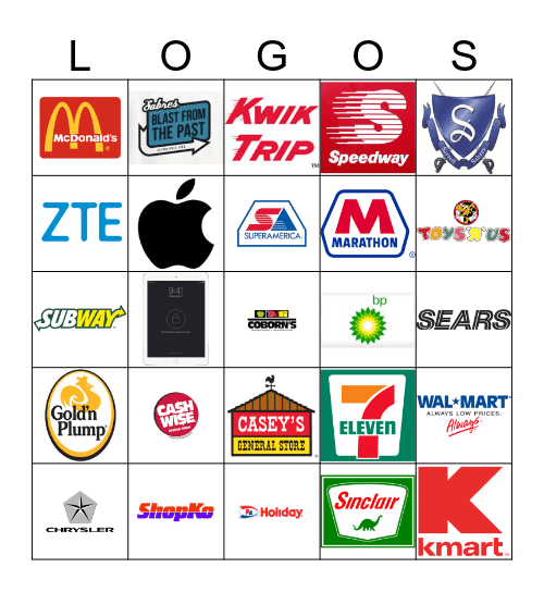 Logo Bingo Card