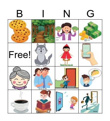 Level 1B Bingo: Roja Pequena Bingo Card