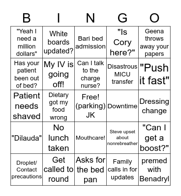 Bon Voyage Bingo  Bingo Card