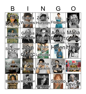 International Women's Day Bingo  Bingo Card