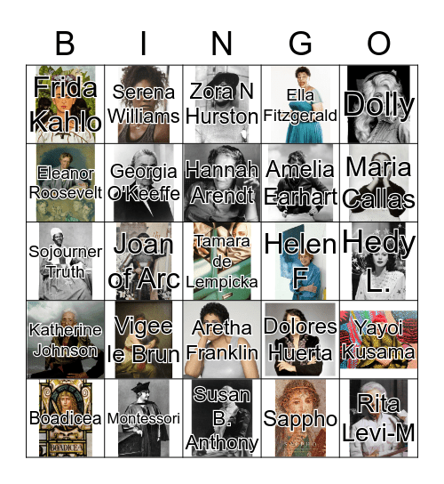 International Women's Day Bingo  Bingo Card