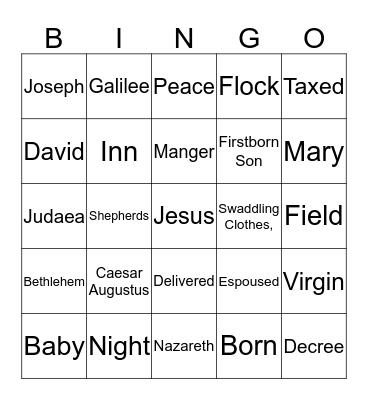 Welcome To Grace Apostolic Church Bingo Card