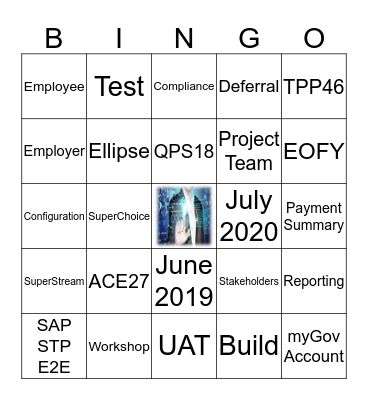 Single Touch Payroll Bingo Card