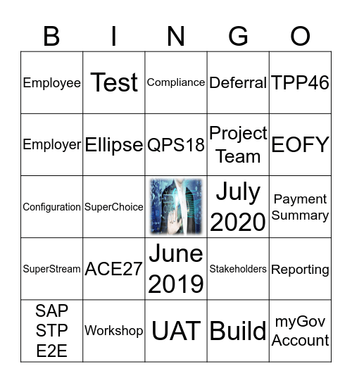 Single Touch Payroll Bingo Card