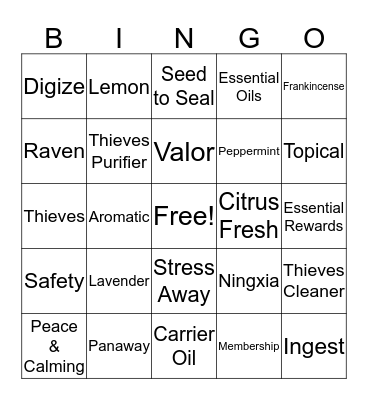 BingEO Bingo Card