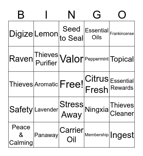 BingEO Bingo Card