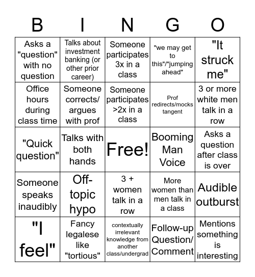Bingo 2.0 Bingo Card