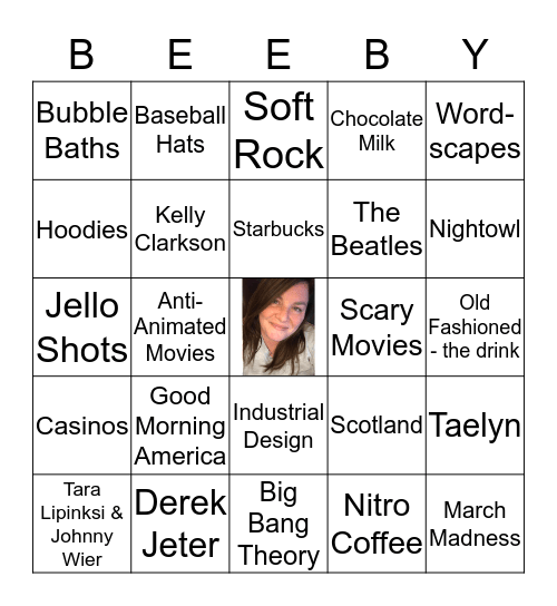 TAMARA'S FAVORITE THINGS Bingo Card