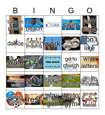 Zebra Me Gusta/No Me Gusta Bingo Card