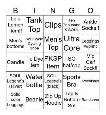 PKSP FEBRUARY RETAIL Bingo Card