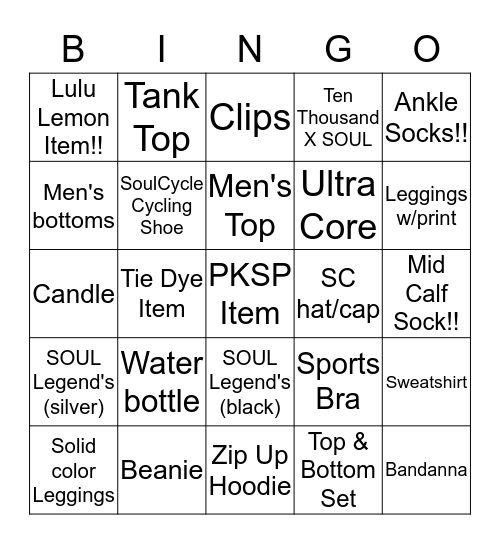 PKSP FEBRUARY RETAIL Bingo Card